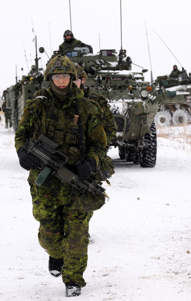 Hoạt động của các đơn vị bộ binh của quân đội Canada trong tập trận Maple Resolve diễn ra từ ngày 4/10 đến ngày 11/11/2012